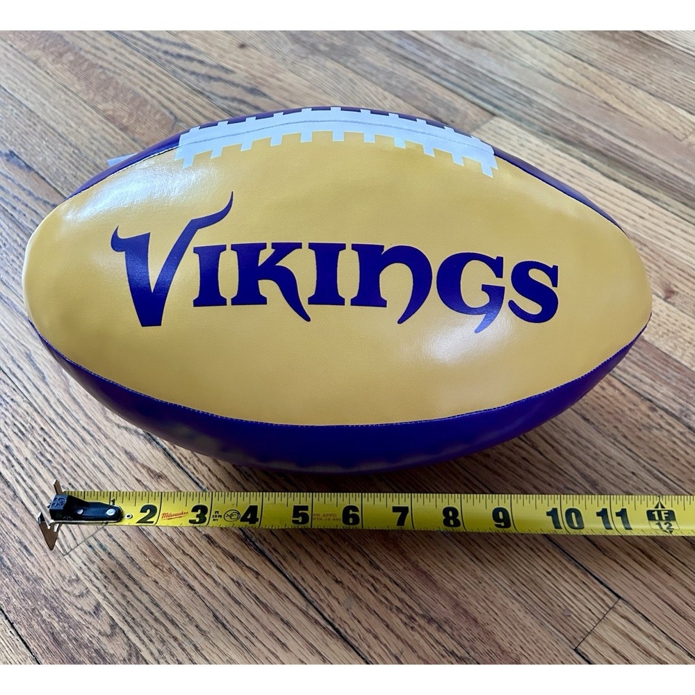 12" Minnesota Vikings Softee Football Plush Authentic NFL Merchandise